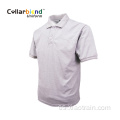 Camiseta blanca en blanco cómoda del polo de la nueva moda